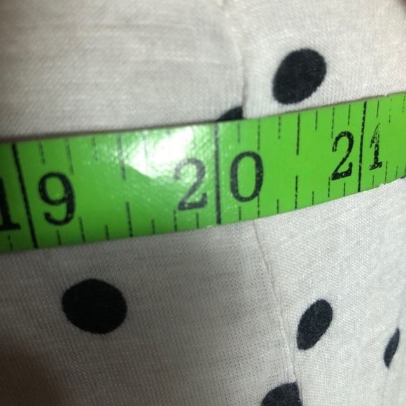 Vintage Womens White/Black Polka Dot Sleeveless Shirt. Size Large. - Picture 2 of 4